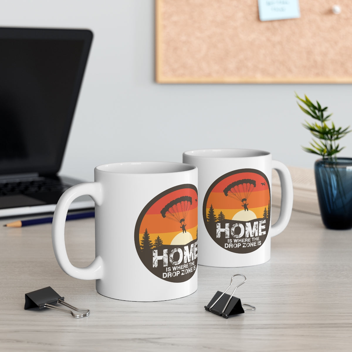 Home Is Where The Dropzone Is Coffee Cup
