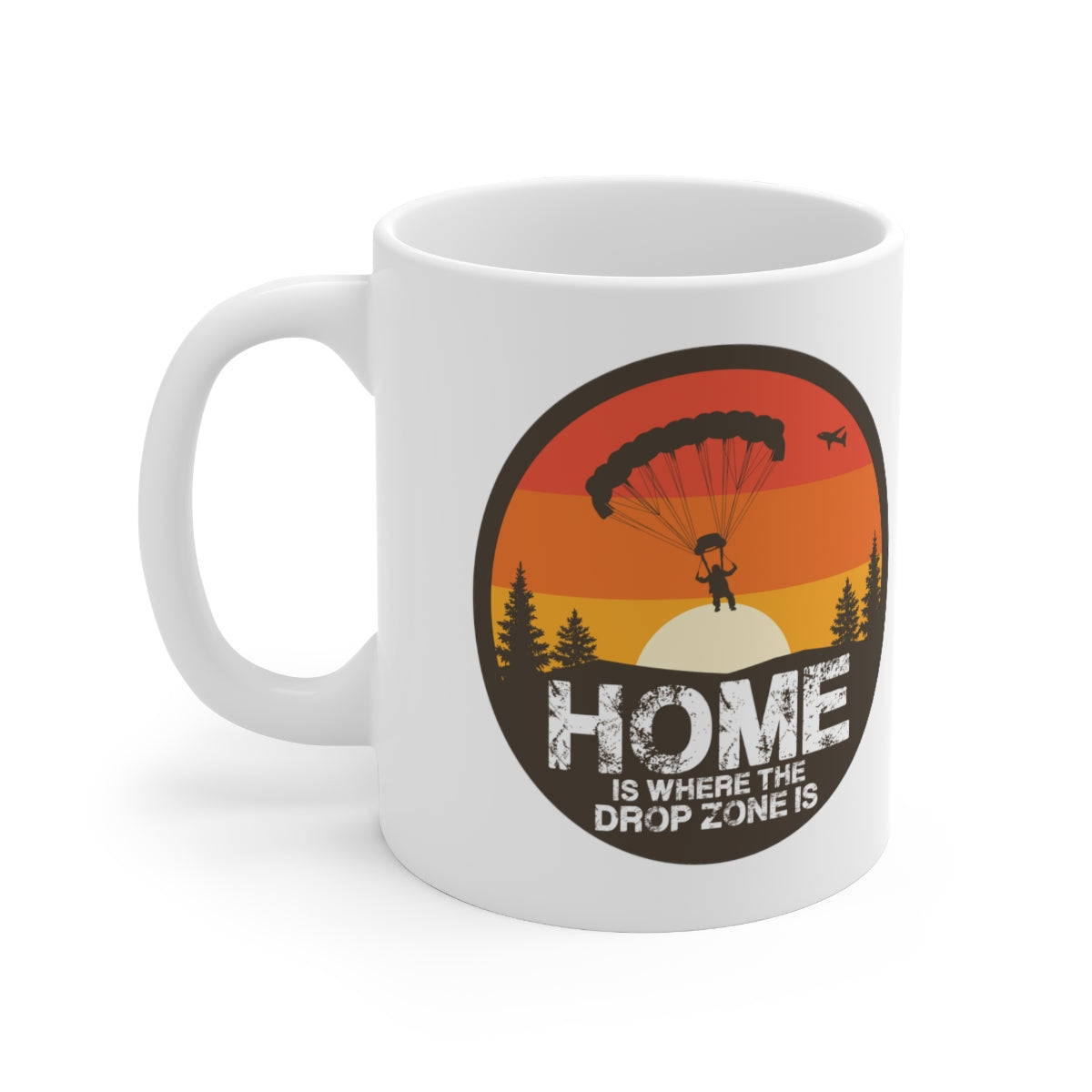 Home Is Where The Dropzone Is Coffee Cup