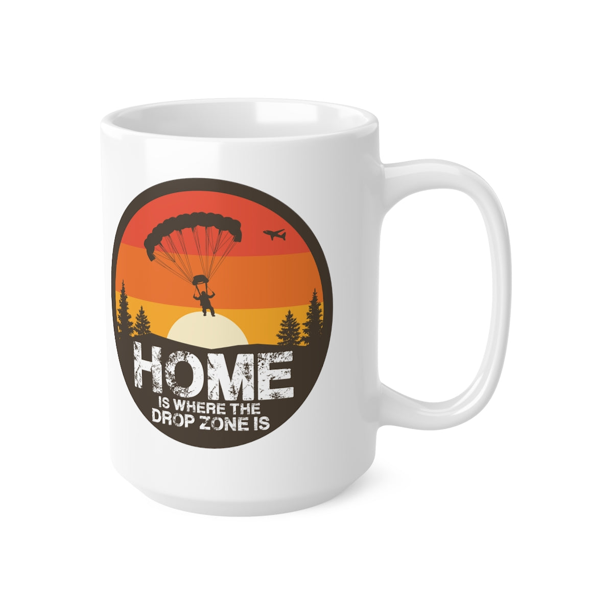 Home Is Where The Dropzone Is Coffee Cup