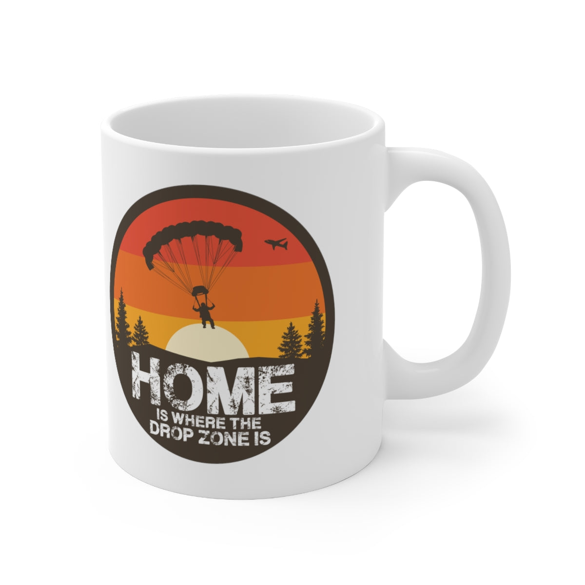 Home Is Where The Dropzone Is Coffee Cup