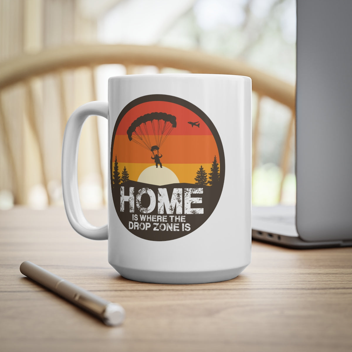Home Is Where The Dropzone Is Coffee Cup