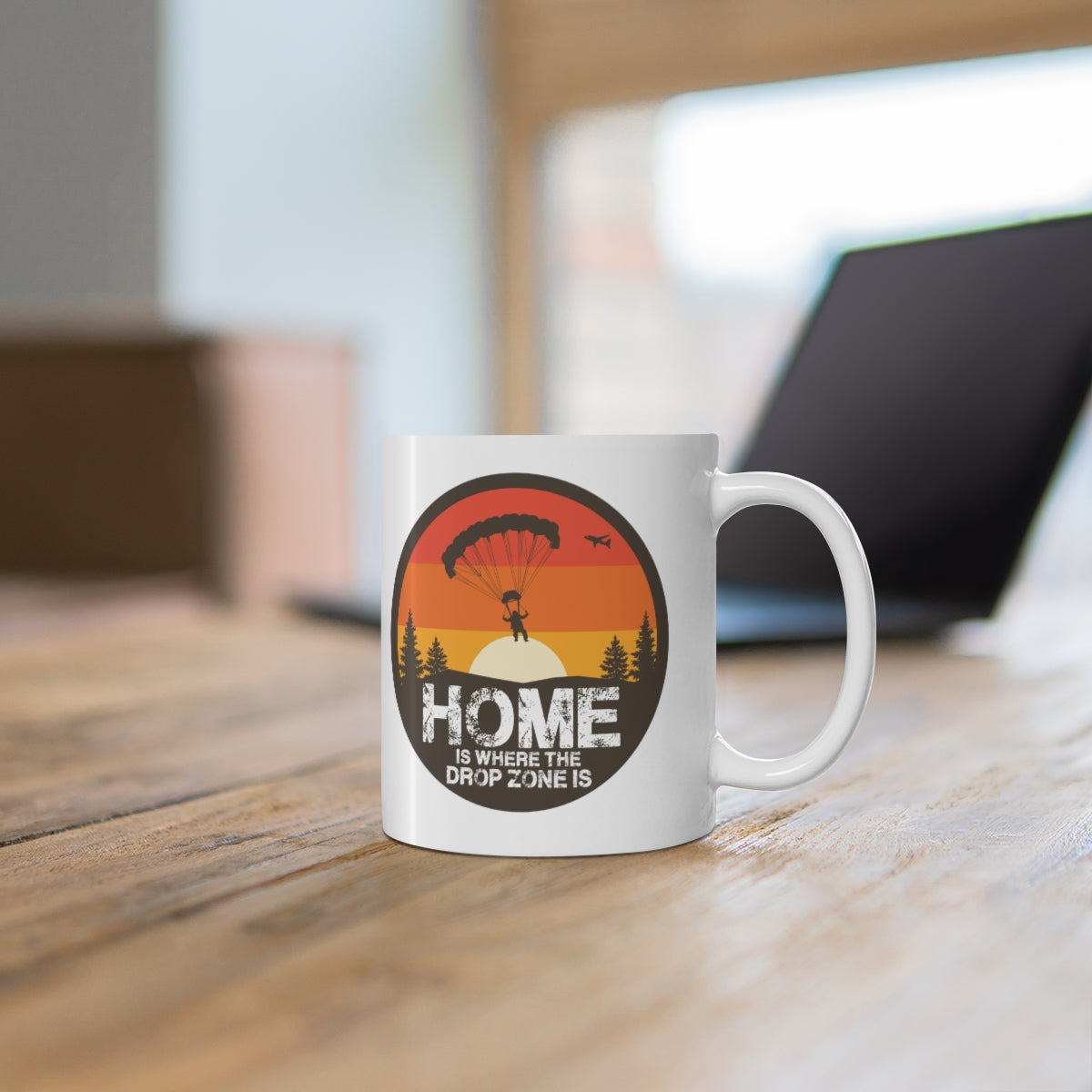Home Is Where The Dropzone Is Coffee Cup